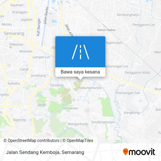 Peta Jalan Sendang Kemboja