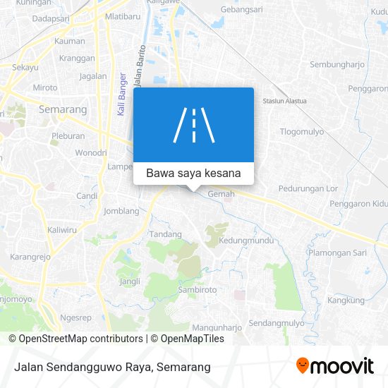 Peta Jalan Sendangguwo Raya