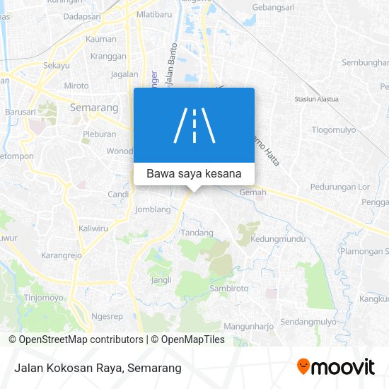 Peta Jalan Kokosan Raya