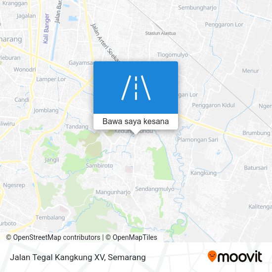 Peta Jalan Tegal Kangkung XV