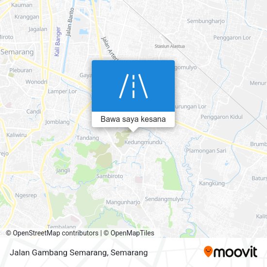 Peta Jalan Gambang Semarang