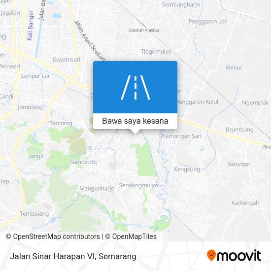Peta Jalan Sinar Harapan VI