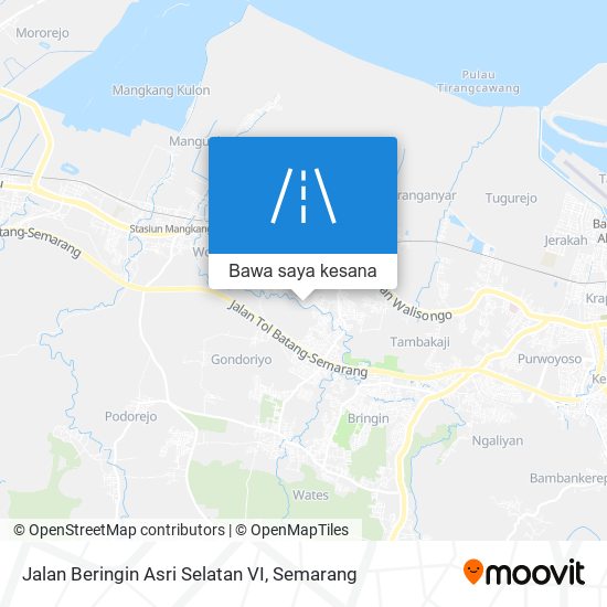 Peta Jalan Beringin Asri Selatan VI