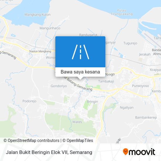 Peta Jalan Bukit Beringin Elok VII