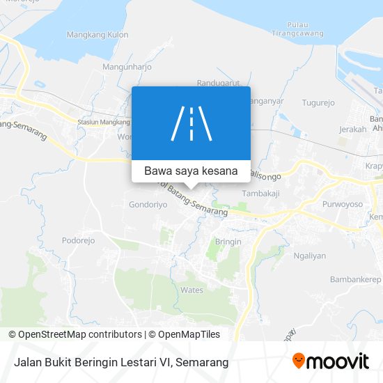 Peta Jalan Bukit Beringin Lestari VI