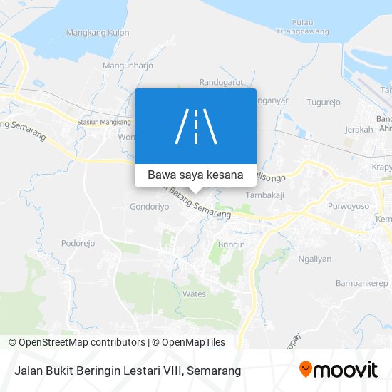 Peta Jalan Bukit Beringin Lestari VIII