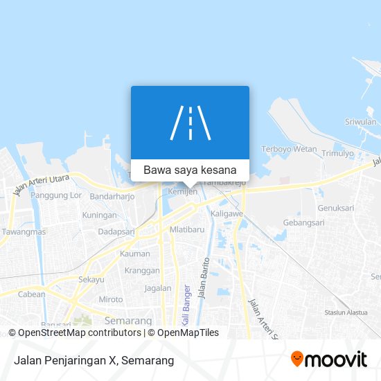 Peta Jalan Penjaringan X