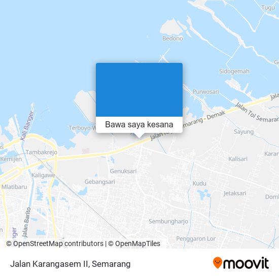 Peta Jalan Karangasem II