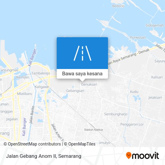 Peta Jalan Gebang Anom II