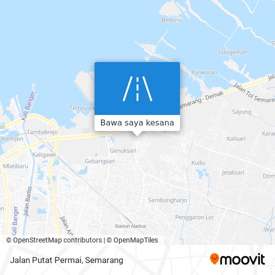 Peta Jalan Putat Permai