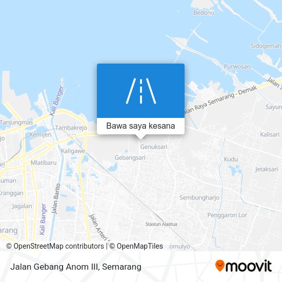 Peta Jalan Gebang Anom III