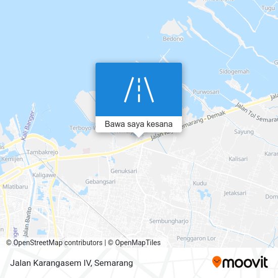 Peta Jalan Karangasem IV
