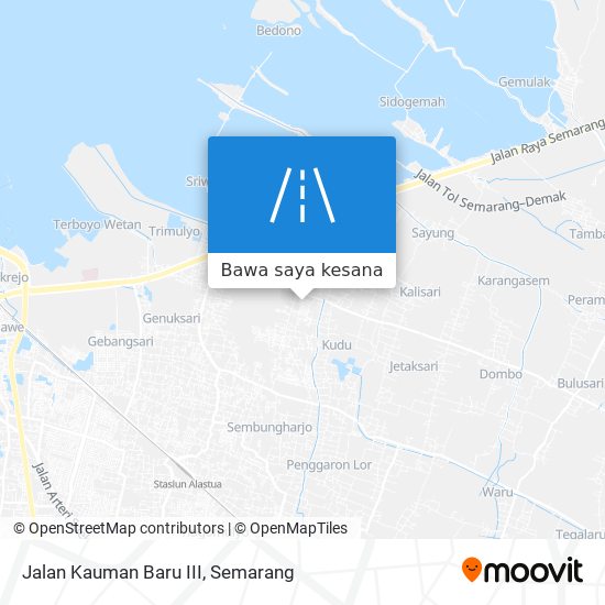 Peta Jalan Kauman Baru III