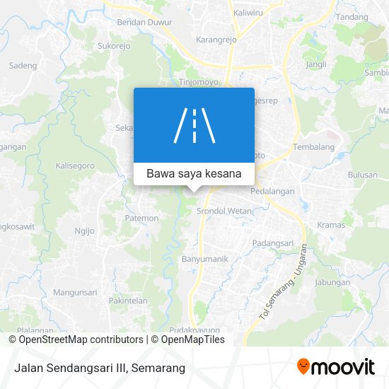 Peta Jalan Sendangsari III