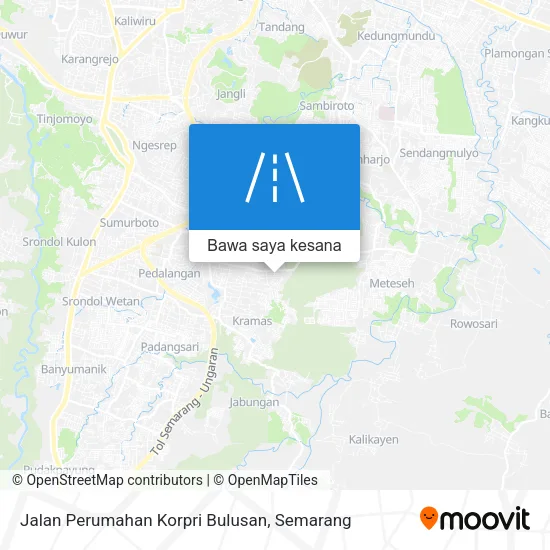 Peta Jalan Perumahan Korpri Bulusan