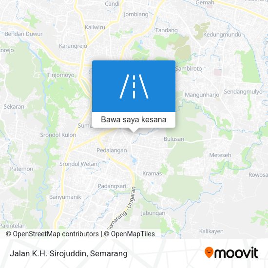 Peta Jalan K.H. Sirojuddin