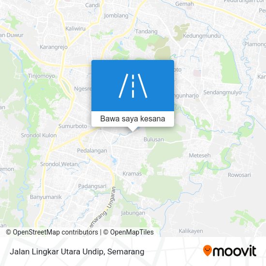 Peta Jalan Lingkar Utara Undip