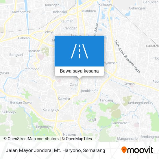 Peta Jalan Mayor Jenderal Mt. Haryono