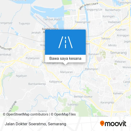 Peta Jalan Dokter Soeratmo
