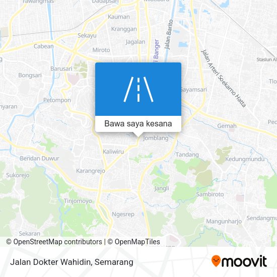 Peta Jalan Dokter Wahidin