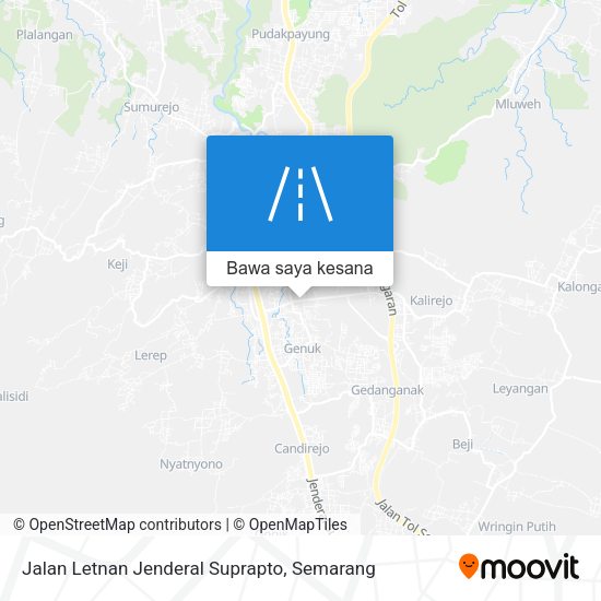 Peta Jalan Letnan Jenderal Suprapto