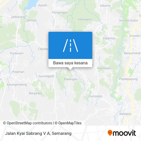 Peta Jalan Kyai Sabrang V A