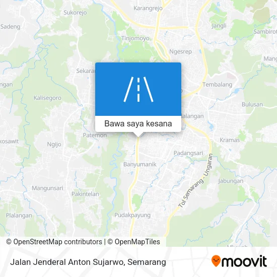 Peta Jalan Jenderal Anton Sujarwo