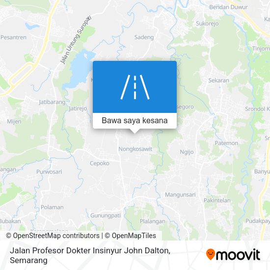 Peta Jalan Profesor Dokter Insinyur John Dalton