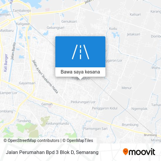Peta Jalan Perumahan Bpd 3 Blok D