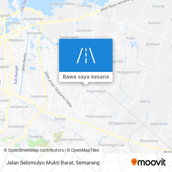 Peta Jalan Selomulyo Mukti Barat