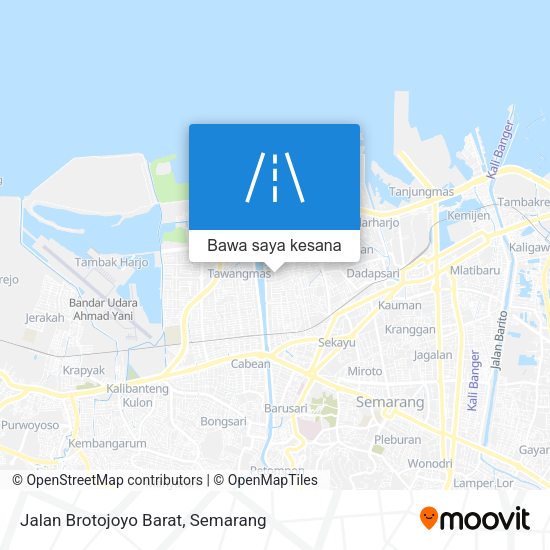 Peta Jalan Brotojoyo Barat