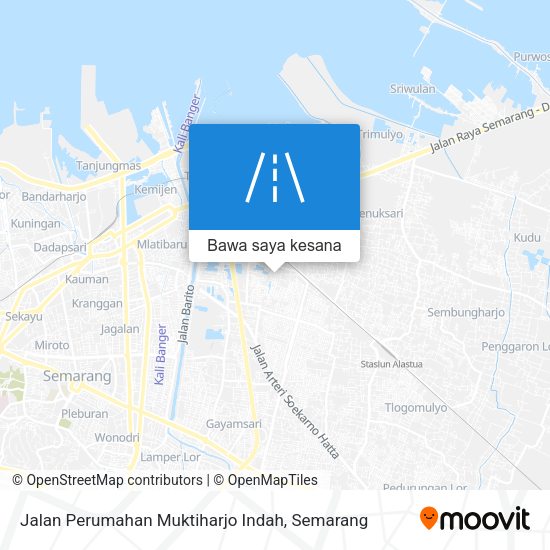 Peta Jalan Perumahan Muktiharjo Indah