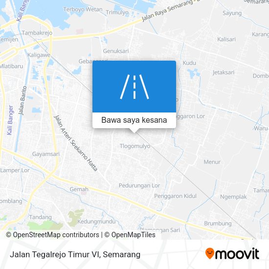 Peta Jalan Tegalrejo Timur VI