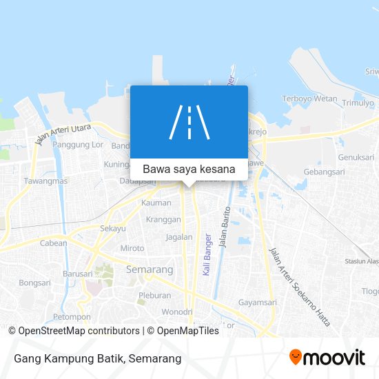 Peta Gang Kampung Batik