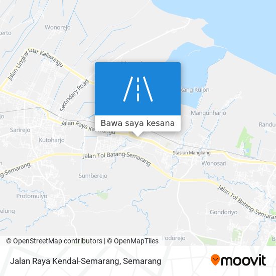 Peta Jalan Raya Kendal-Semarang