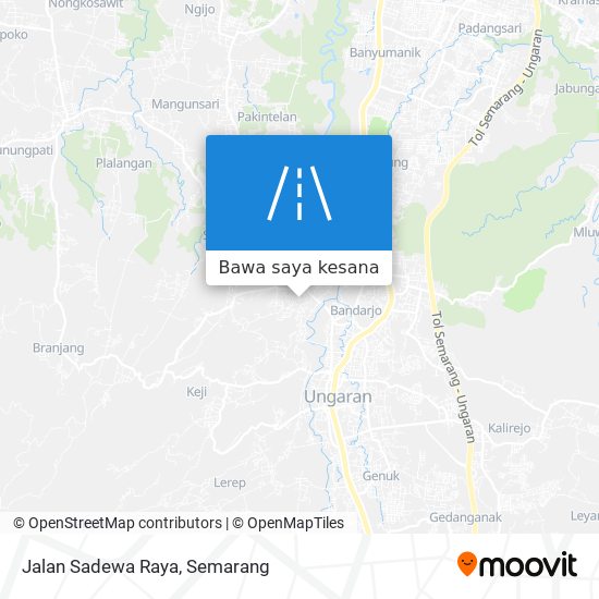 Peta Jalan Sadewa Raya