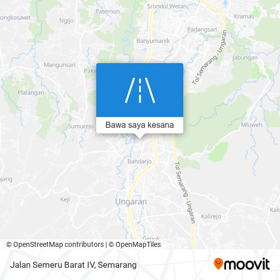 Peta Jalan Semeru Barat IV