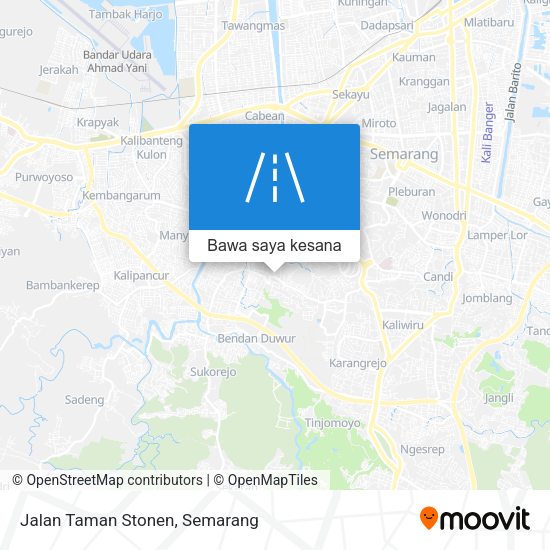 Peta Jalan Taman Stonen