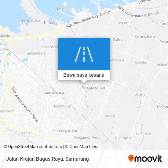 Peta Jalan Krajan Bagus Raya