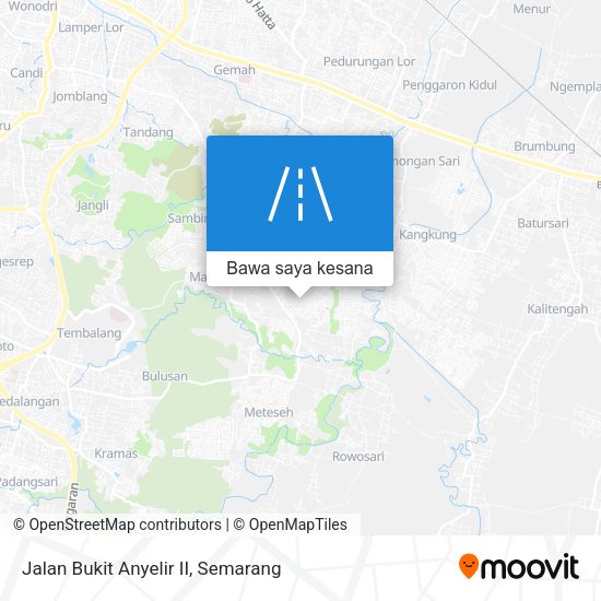 Peta Jalan Bukit Anyelir II