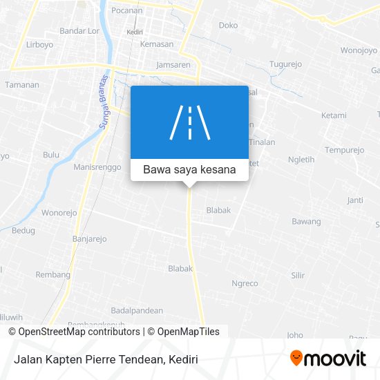 Peta Jalan Kapten Pierre Tendean