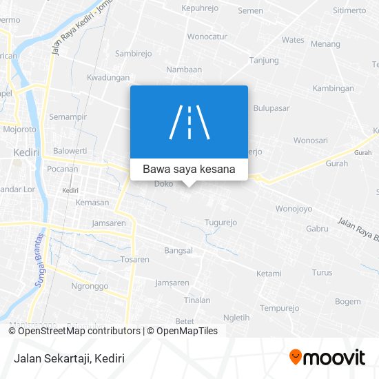 Peta Jalan Sekartaji