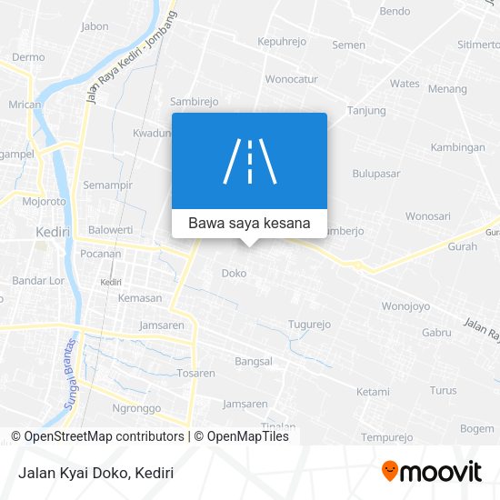 Peta Jalan Kyai Doko
