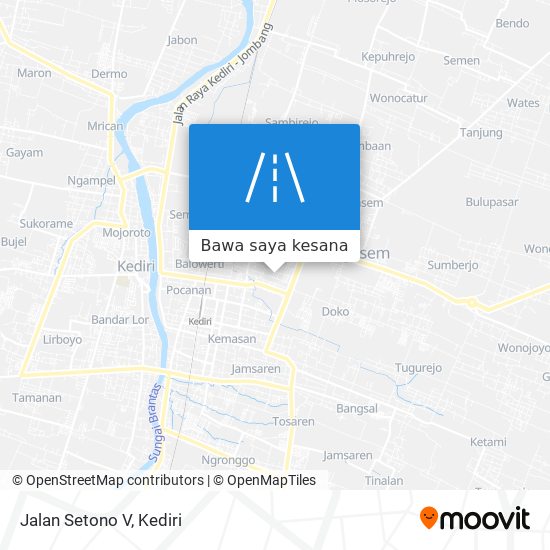 Peta Jalan Setono V