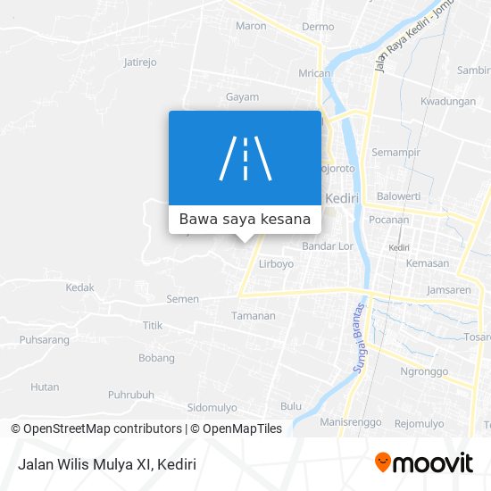 Peta Jalan Wilis Mulya XI