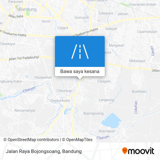 Peta Jalan Raya Bojongsoang