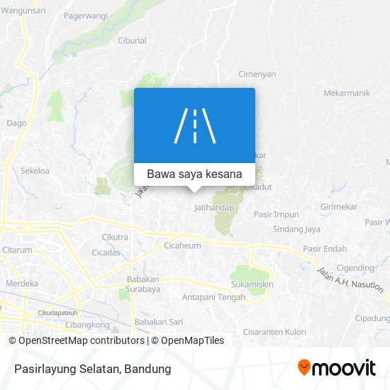 Peta Pasirlayung Selatan