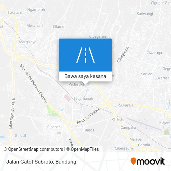Peta Jalan Gatot Subroto