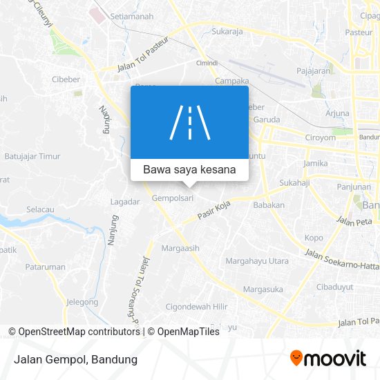 Peta Jalan Gempol