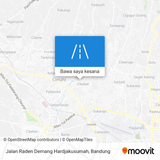 Peta Jalan Raden Demang Hardjakusumah